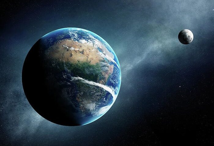 яка відстань від землі до місяця