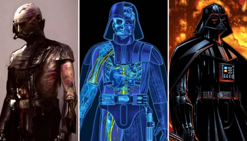 Jednym z najbardziej znanych cyborgów jest Darth Vader z filmów Gwiezdne Wojny / Fot: https://www.thegamer.com/star-wars-facts-darth-vader-body/