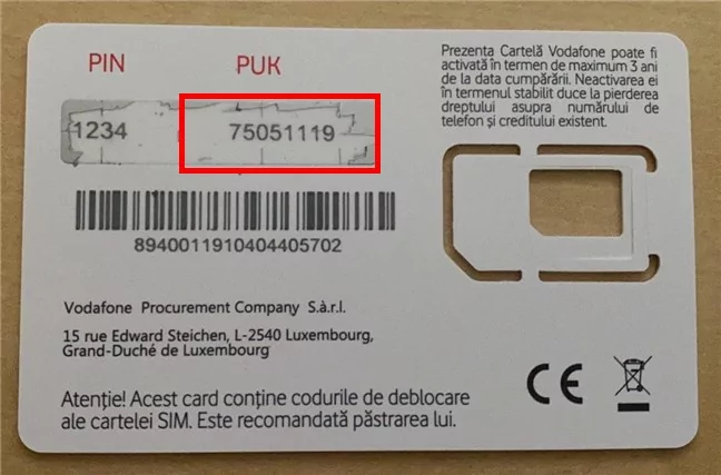What is a PUK code and where to find it? / Photo: https://www.digitalcitizen.life/get-puk-code-sim-card/